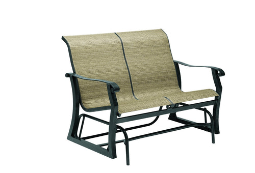Woodard Cortland Sling Gliding Love Seat