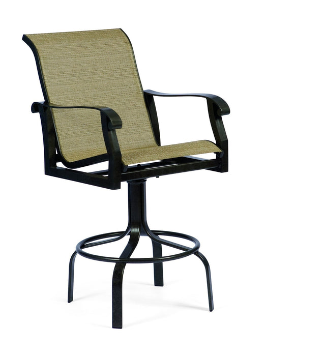 Cortland Sling Swivel Bar Stool (included)