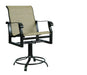 Woodard Cortland Sling Swivel Counter Stool