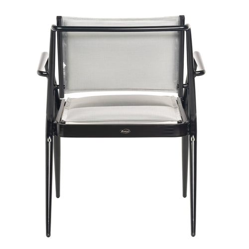 Woodard Daytona Padded Sling Dining Arm Chair