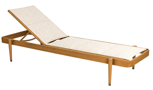 Woodard Daytona Padded Sling Adjustable Chaise Lounge