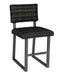 Woodard Harper Counter Stool in Charcoal Gray weave