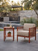 Woodard Jax lounge chair on a patio