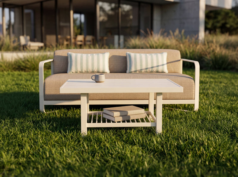 Woodard Juno outdoor furniture in a real setting