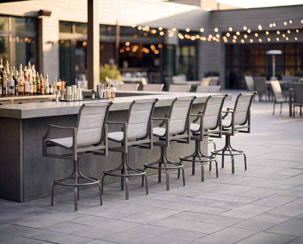 Shop bar and counter stools