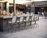 Woodard Nico collection on a patio (some pieces shown are sold separately)