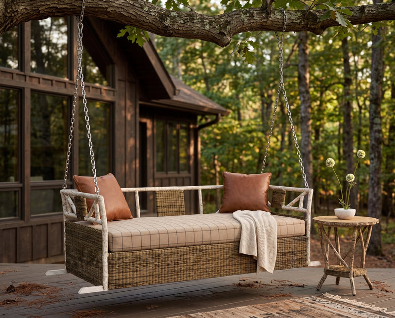 Woodard River Run outdoor furniture in a real setting