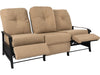 Woodard Cortland Recliner Sofa, both seats reclined
