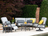 Woodard Andover Recliner, with Andover seating by a pool