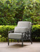 Woodard boxed kidney pillow on a Woodard lounge chair