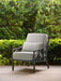 Woodard kidney pillow on a Woodard lounge chair
