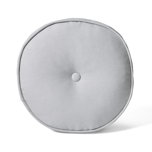 Woodard 16" Round Throw Pillow with Button, studio photo