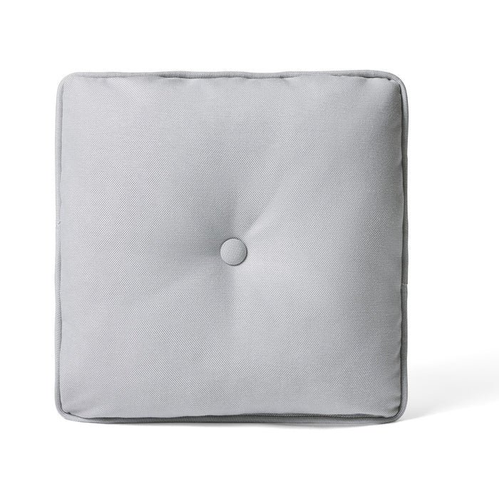 Woodard 16" Square Throw Pillow with Button, studio photo