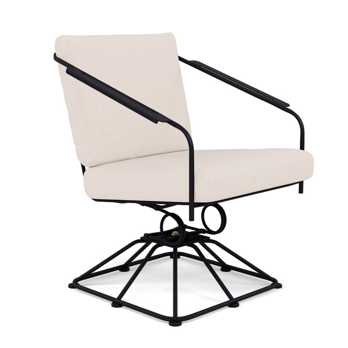 Woodard Reed Swivel Dining Arm Chair
