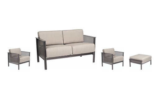 Woodard Jax 4-Piece Lounge Set: the 4 pieces included