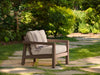 Woodard Sierra lounge chair in Bark NexTeak