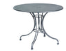 Woodard Solid Top Universal Base Iron Table, 36" Round Dining