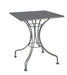 Woodard Solid Top Universal Base Iron Table, 24" Square Bistro