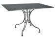 Woodard Solid Top Universal Base Iron Table, 48" x 30" Rectangular Dining