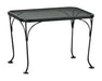 Woodard Wrought Iron Mesh Rectangular Side Table