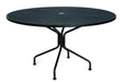 Woodard Premium Mesh Top 8-Spoke Umbrella Dining Table, 54" Round