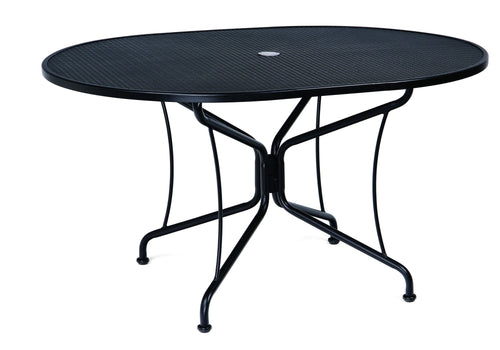 Woodard Premium Mesh Top 8-Spoke Umbrella Dining Table
