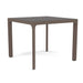 Woodard Profile Sintered Stone Umbrella Dining Table, 36" Square, Dark Grey top
