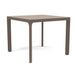 Woodard Profile Sintered Stone Umbrella Dining Table, 36" Square, Light Travertine top