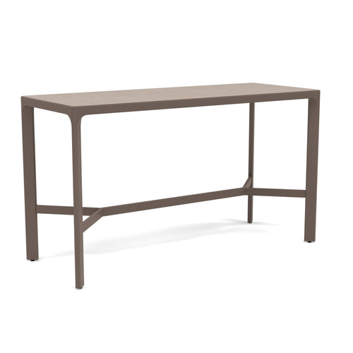 Woodard Profile 28" x 72" Sintered Stone Bar & Counter Table