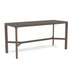 Woodard Profile 28" x 72" Sintered Stone Bar & Counter Table, Counter Height, Dark Grey top
