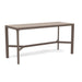 Woodard Profile 28" x 72" Sintered Stone Bar & Counter Table, Counter Height, Light Travertine top