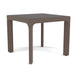 Woodard Profile 24" Square Sintered Stone Side Table, Dark Grey