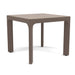 Woodard Profile 24" Square Sintered Stone Side Table, Light Travertine