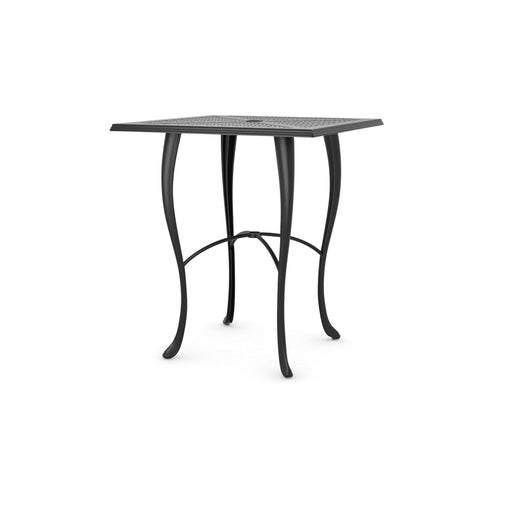 Woodard Hampton Top Cabriole Base Bar Height Umbrella Table, 36" Square