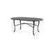 Woodard Hampton Top Cabriole Base Umbrella Dining Table, 42" x 72" Oval