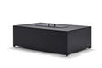 Woodard Essence Solid Panel Coffee Height Fire Table, 41.75" x 60" Rectangular