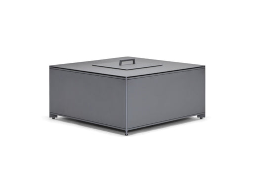 Woodard Essence Solid Panel Coffee Height Fire Table, 41.75" Square