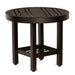 Woodard Tri-Slat Top Elite Base Side Table, 22" Round