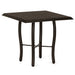 Woodard Thatch Top Tribeca Base Side Table, 22" Square