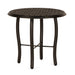 Woodard Thatch Top Tribeca Base Side Table, 22" Round