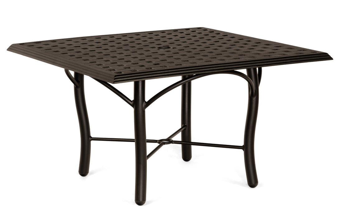 Woodard Thatch Top Tribeca Base Coffee Table, 36" Square Umbrella