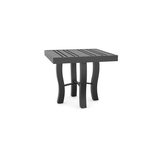 Woodard Tri-Slat Top Carson Base Side Table