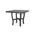Woodard Tri-Slat Top Carson Base Umbrella Dining Table, 36" Square