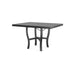Woodard Tri-Slat Top Carson Base Umbrella Dining Table, 36" x 48" Rectangular