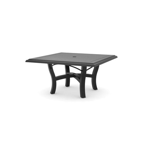 Woodard Solid Cast Top Carson Base Coffee Table, 36" Square Umbrella