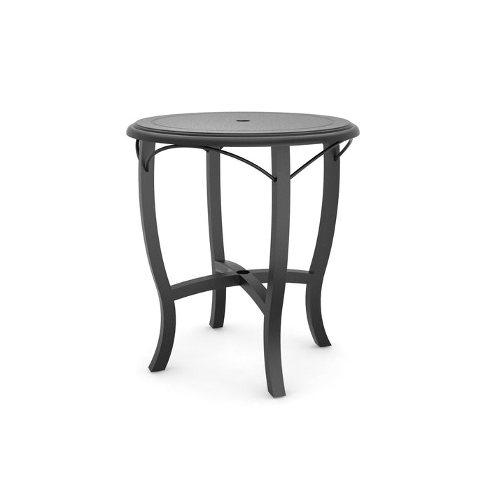 Woodard Solid Cast Top Carson Base Bar & Counter Table, 32" Round Counter Height
