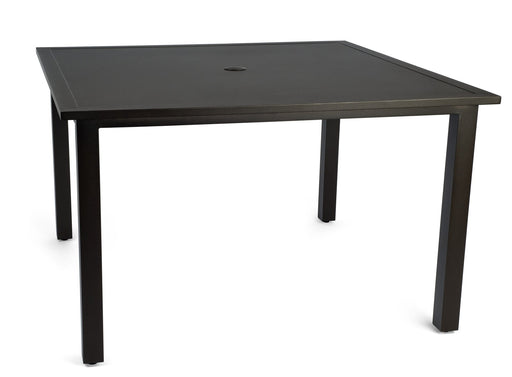Woodard Elemental Umbrella Dining Table, 48" Square