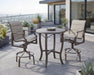 Solid Cast Top Carson Base 32" Round Bar Table (included)