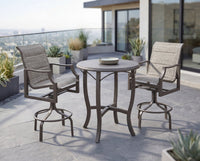 32" Round Solid Cast Bar Table, Carson Base