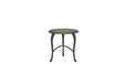 Woodard Hampton Top Cabriole Base 22" round side table in a lighter finish